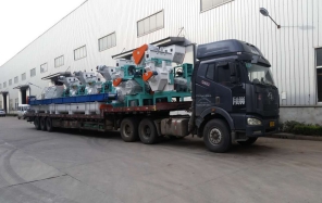 齊發(fā)機械東陽南馬首發(fā)6臺顆粒機順利發(fā)貨